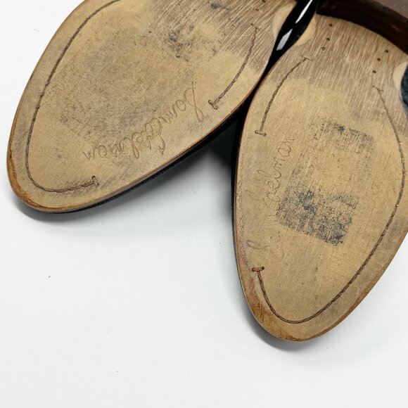 Sam Edelman Womens Black Leather Side Zip Bootie  Size 7 - Picture 8 of 9